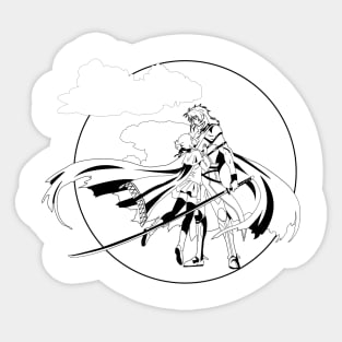 Plunderer - Lihito Nana, Best Swordsman Sticker